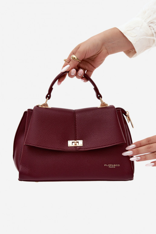 Moteriškas kott in faux leather burgundy Sybella