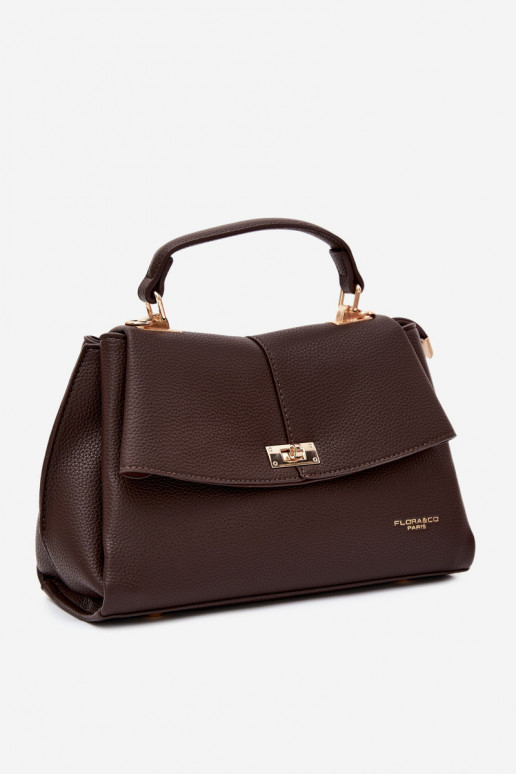 Moteriškas kott in faux leather chocolate Sybella