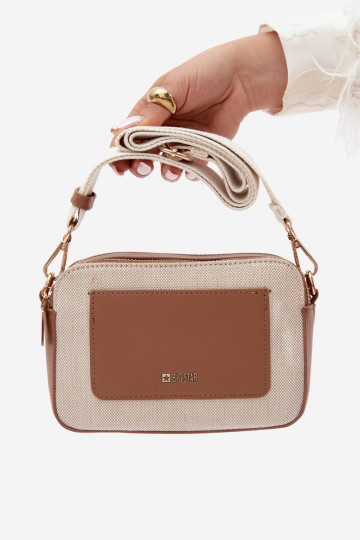 Small brown handbag Big Star RR574297