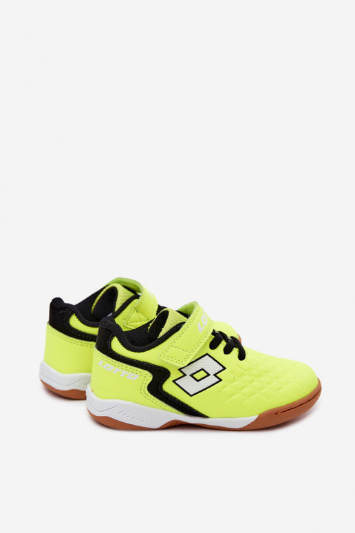Neon yellow children's shoes LOTTO DASHER 2600920