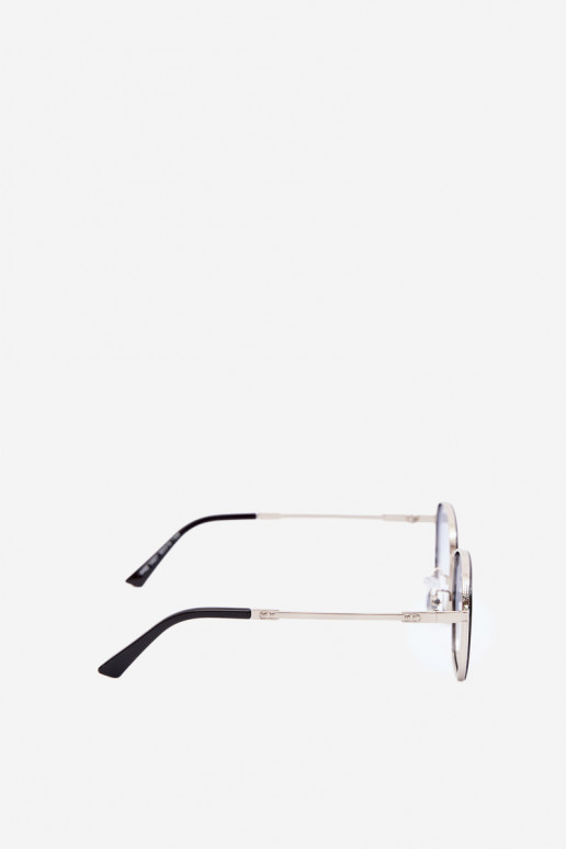 Sunglasses with thin frames UV 400 in blue color
