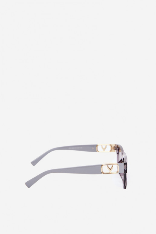 Women's sunglasses with UV filter in gray color