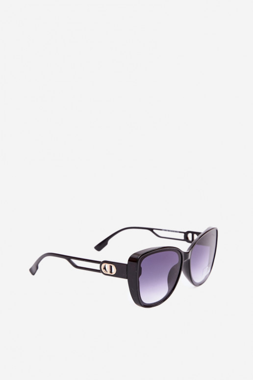 Women's cat-eye sunglasses black