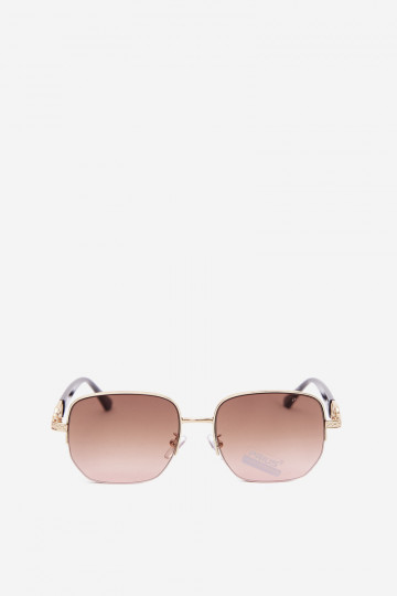 Sunglasses with thin frames and UV filter, pink 2