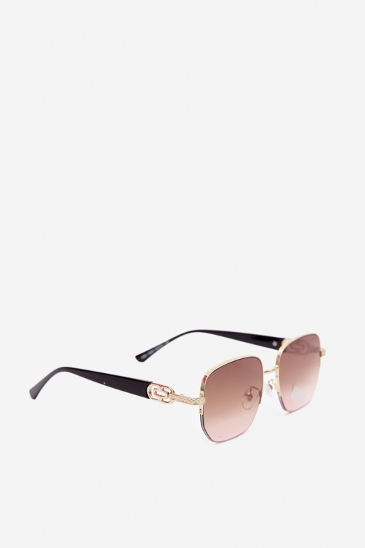 Sunglasses with thin frames and UV filter, pink