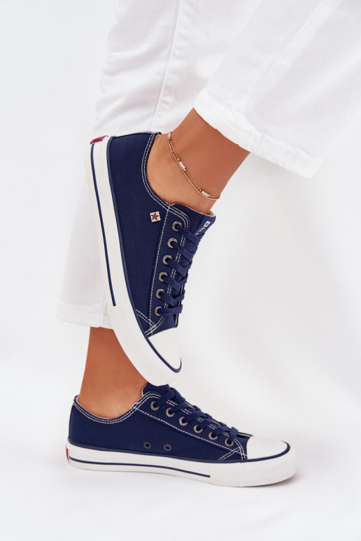 Ciemnoniebieskie buty casual Big Star DD274A235
