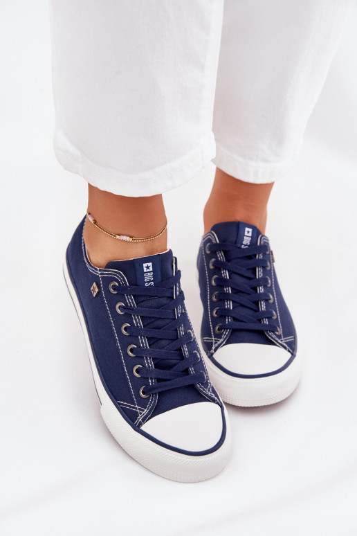 Ciemnoniebieskie buty casual Big Star DD274A235