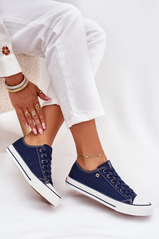 Ciemnoniebieskie buty casual Big Star DD274A235