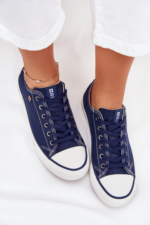 Ciemnoniebieskie buty casual Big Star DD274A235