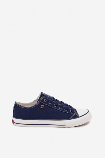 Ciemnoniebieskie męskie buty casual Big Star DD174503 2
