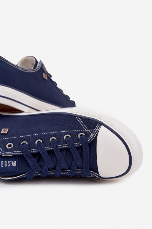 Ciemnoniebieskie męskie buty casual Big Star DD174503