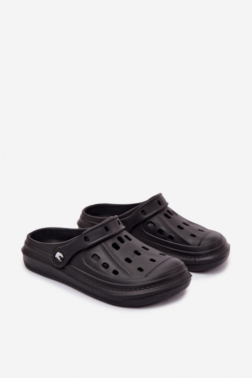 Black women's lightweight clogs Cobble
