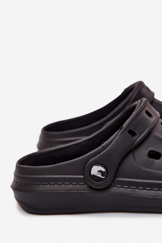 Black women's lightweight clogs Cobble