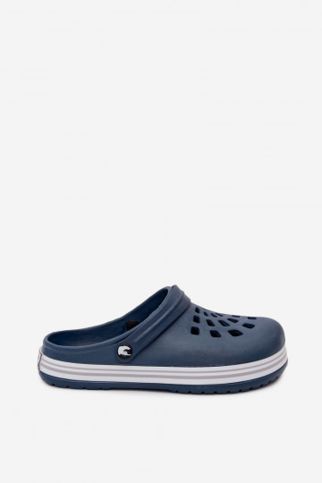 Dark blue men's lightweight clogs MileĮay 2
