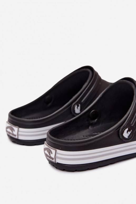 Black men's lightweight clogs MileĮay