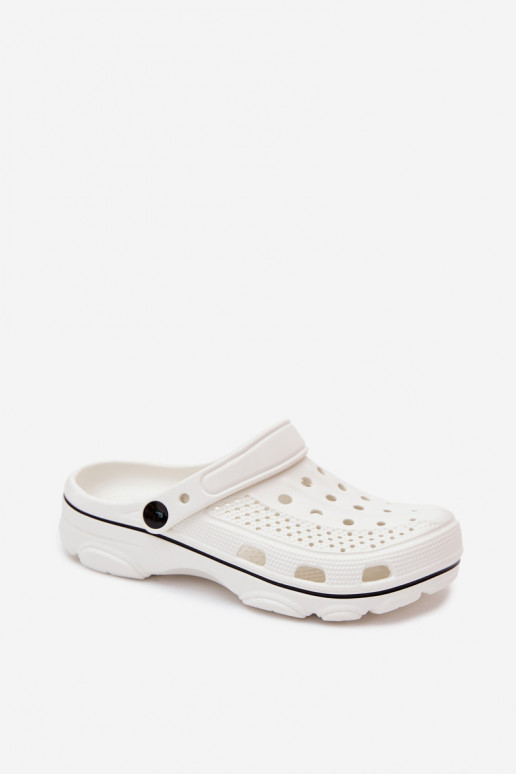 White lightweight clogs Merritt
