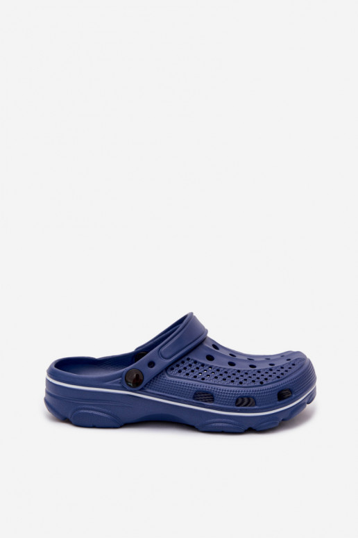 Dark blue lightweight clogs Merritt