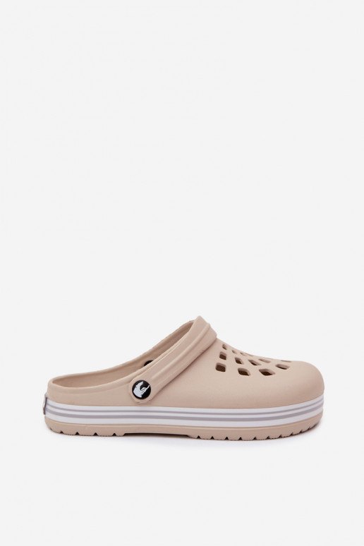 Women's lightweight sand-colored slippers Ashby