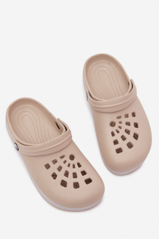 Women's lightweight sand-colored slippers Ashby
