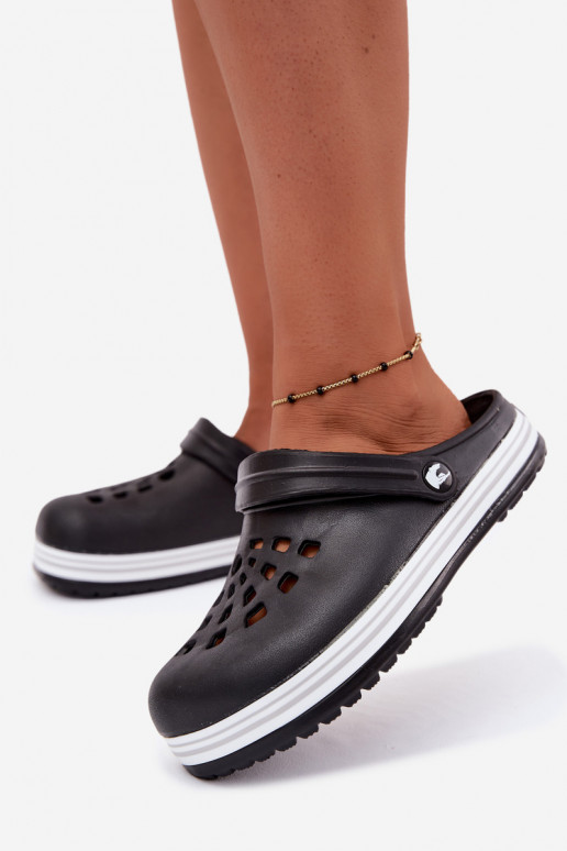 Women's lightweight black slippers Ashby