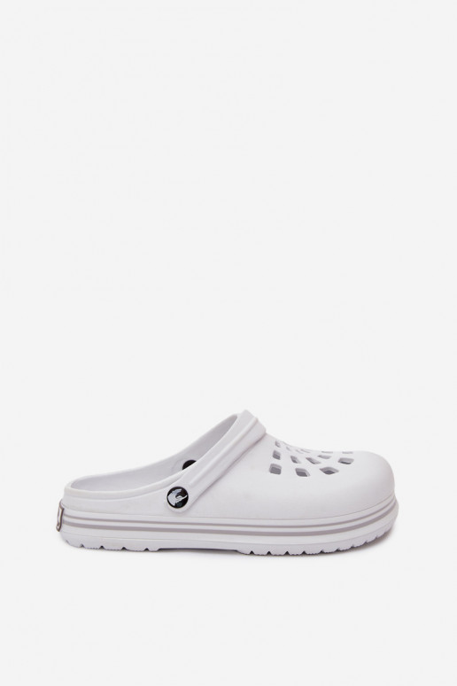 Women's lightweight white slippers Ashby