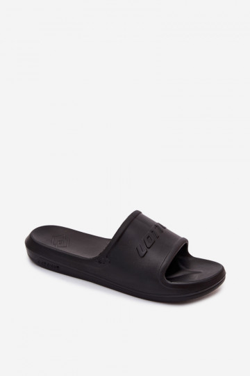 Men's lightweight black slippers Lotto 2400521U SPLISH OC