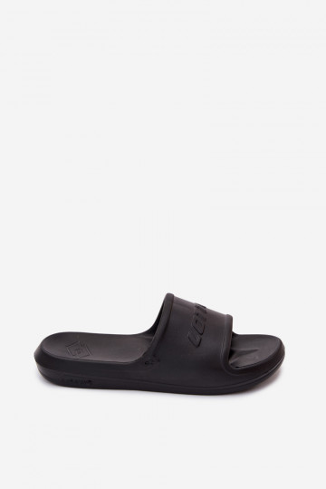 Men's lightweight black slippers Lotto 2400521U SPLISH OC 2