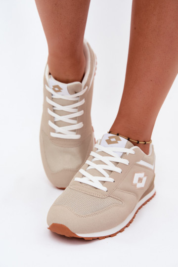 Women's sand-colored sneakers LOTTO 2401850U EPICAN
