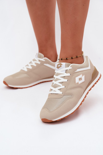 Women's sand-colored sneakers LOTTO 2401850U EPICAN 2