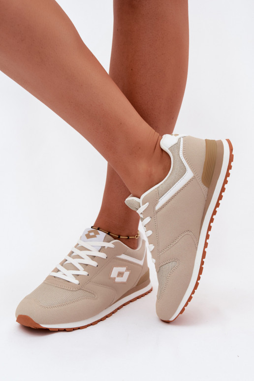 Women's sand-colored sneakers LOTTO 2401850U EPICAN