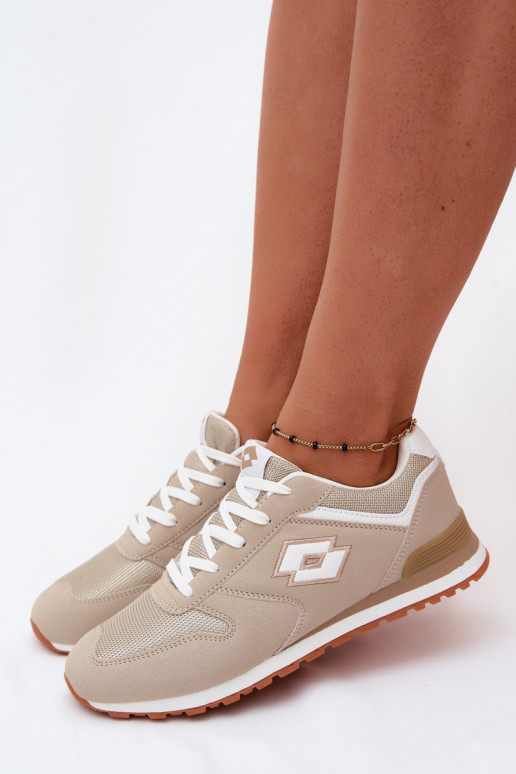 Women's sand-colored sneakers LOTTO 2401850U EPICAN