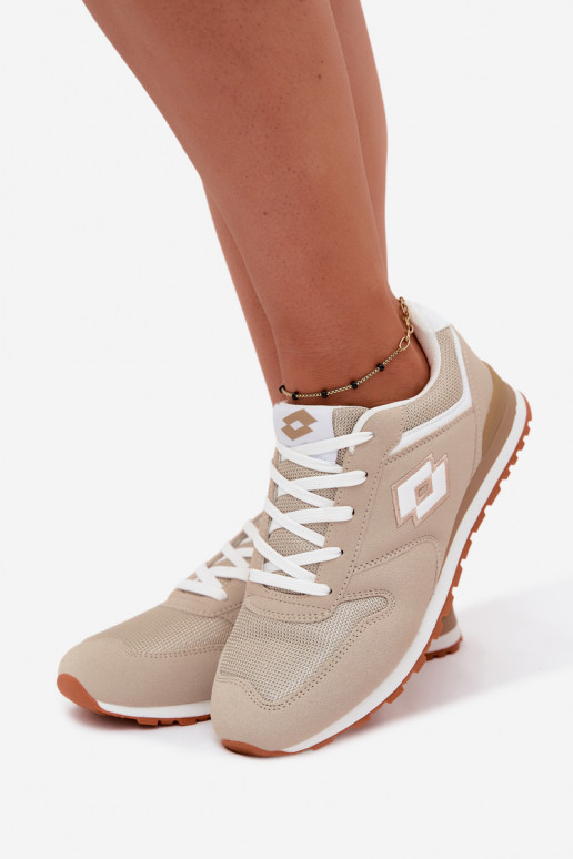 Women's sand-colored sneakers LOTTO 2401850U EPICAN