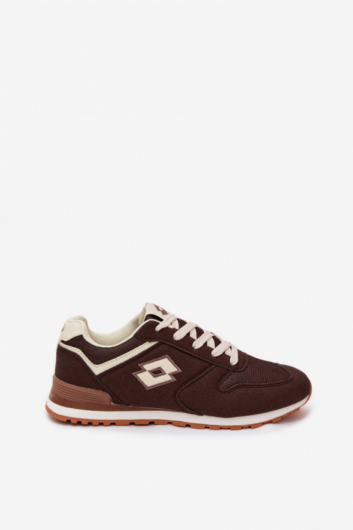 Women's chocolate-colored sneakers LOTTO 2401850U EPICAN