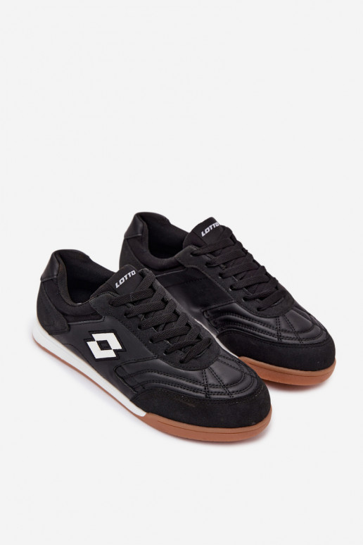 Unisex black sneakers LOTTO 2401610U ATIBA