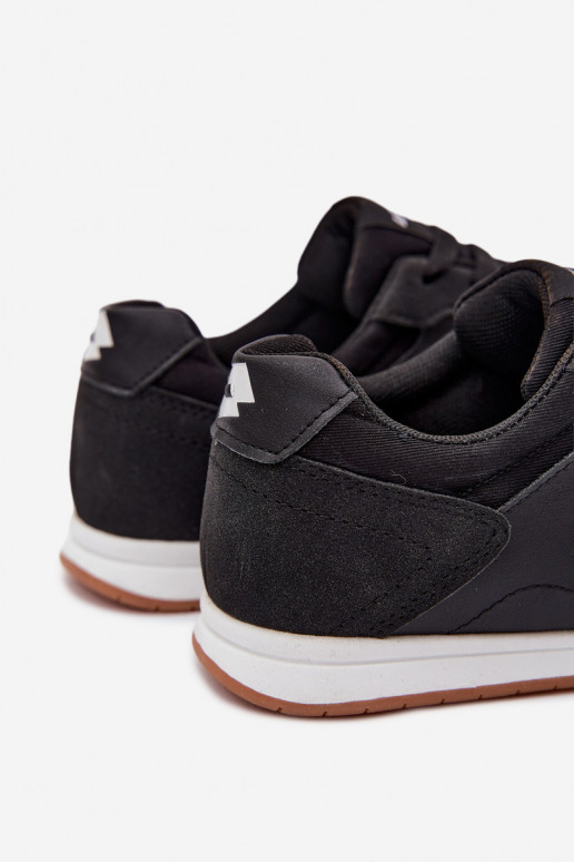 Unisex black sneakers LOTTO 2401610U ATIBA