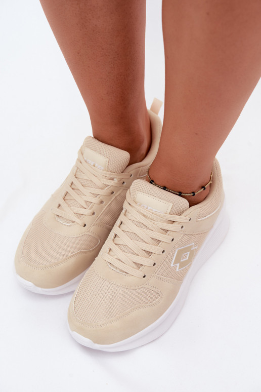 Women's sand-colored sports shoes LOTTO 2401650U SOBRIO
