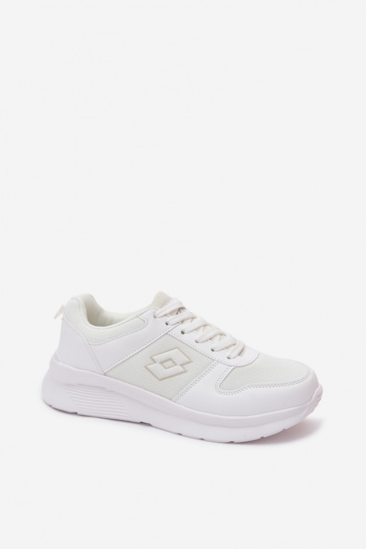 Unisex white sports shoes LOTTO 2401651U SOBRIO OC