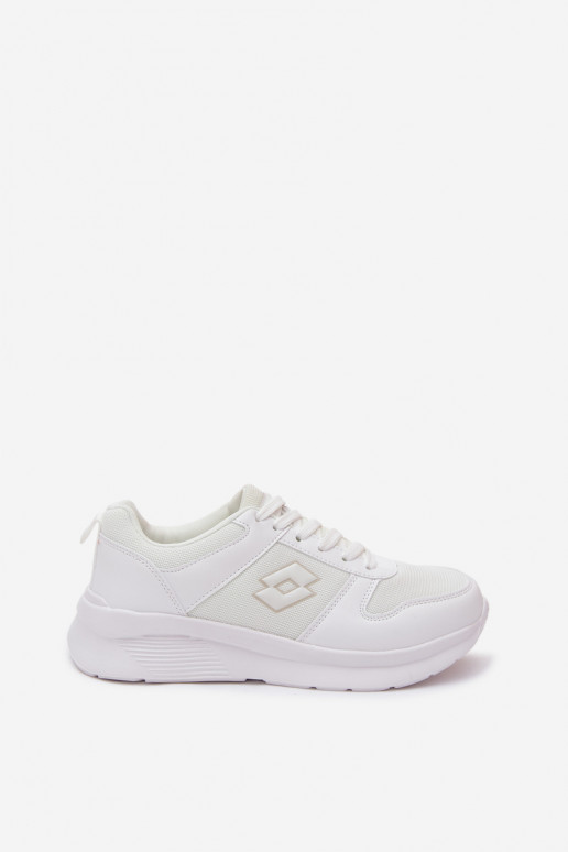 Unisex white sports shoes LOTTO 2401651U SOBRIO OC