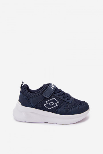 Children's sneakers with Velcro LOTTO SOBRIO 2601570K dark blue 2