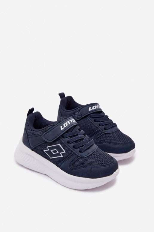 Children's sneakers with Velcro LOTTO SOBRIO 2601570K dark blue