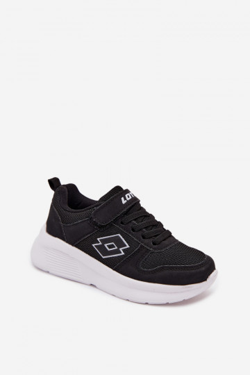 Children's sneakers with Velcro LOTTO SOBRIO 2601570K black