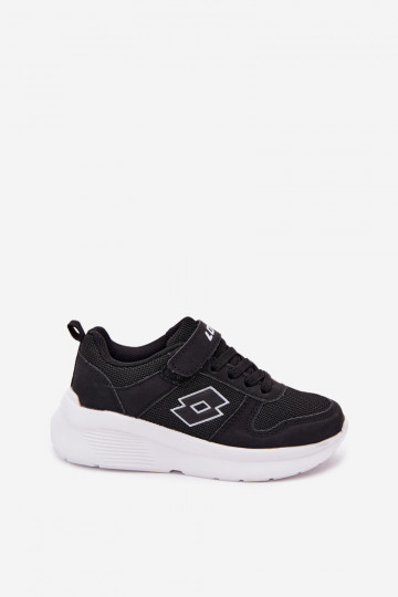 Children's sneakers with Velcro LOTTO SOBRIO 2601570K black 2