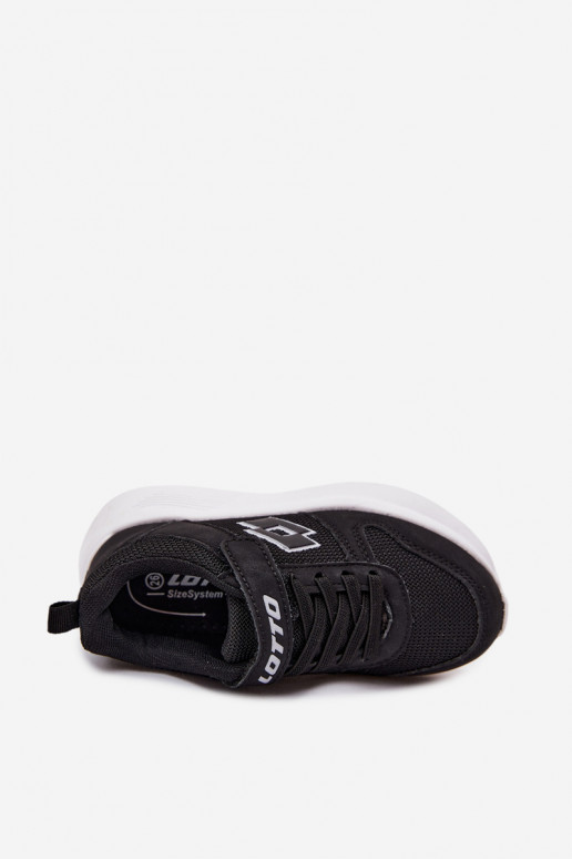 Children's sneakers with Velcro LOTTO SOBRIO 2601570K black