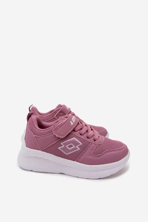 Children's sneakers with Velcro LOTTO SOBRIO 2601570K pink