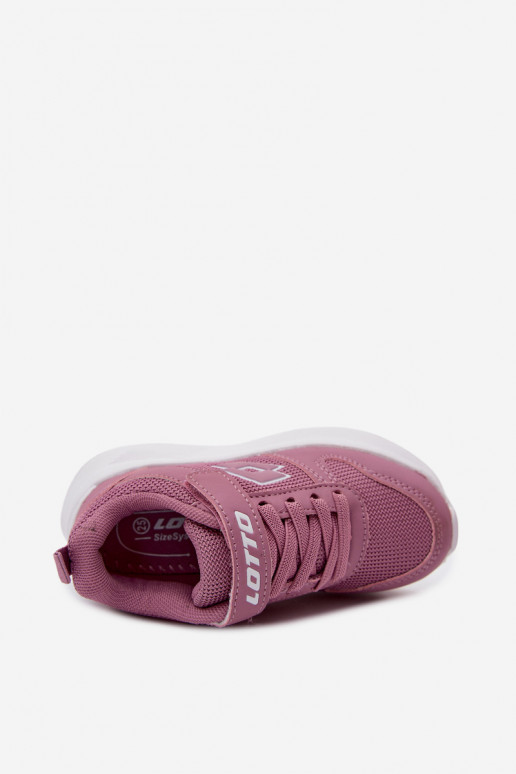 Children's sneakers with Velcro LOTTO SOBRIO 2601570K pink