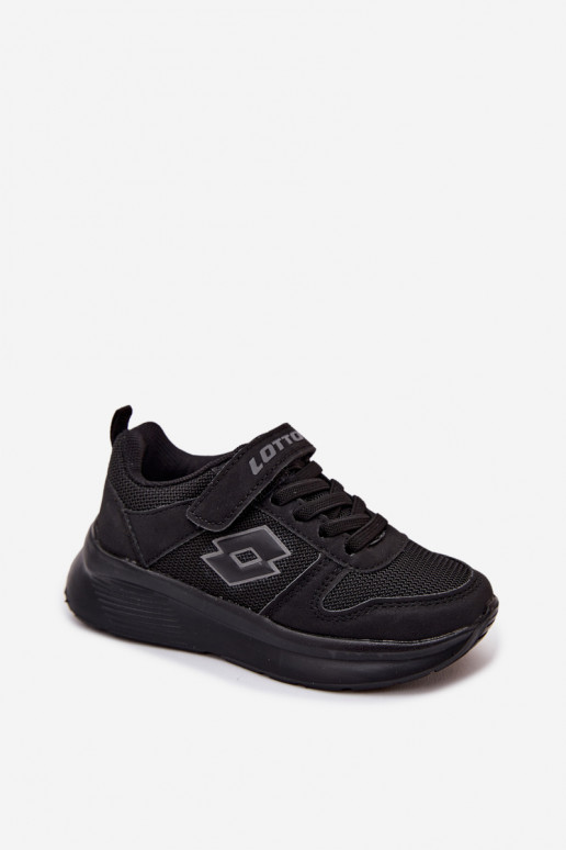 Children's sneakers with Velcro LOTTO SOBRIO 2601571K black