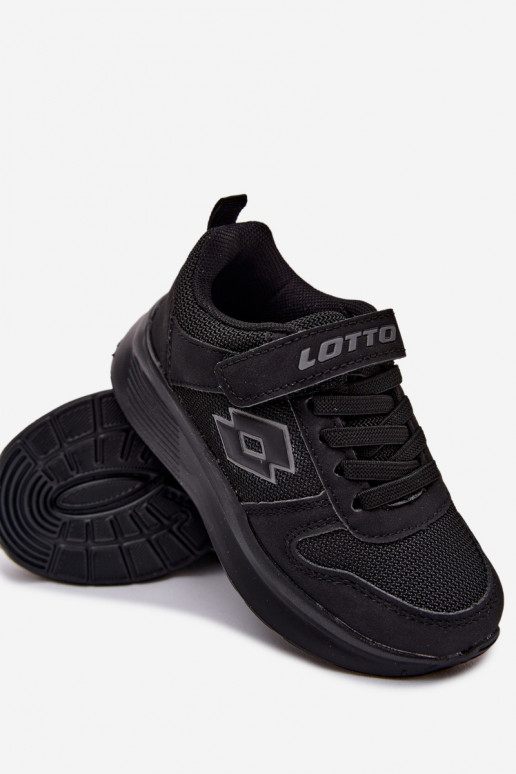 Children's sneakers with Velcro LOTTO SOBRIO 2601571K black