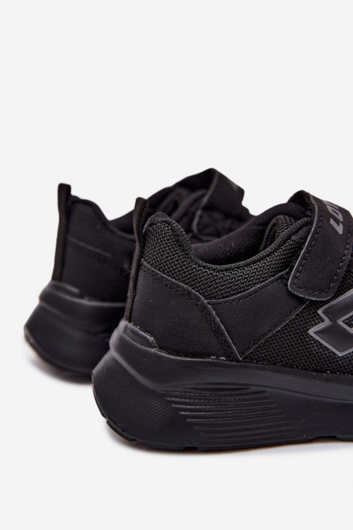 Children's sneakers with Velcro LOTTO SOBRIO 2601571K black