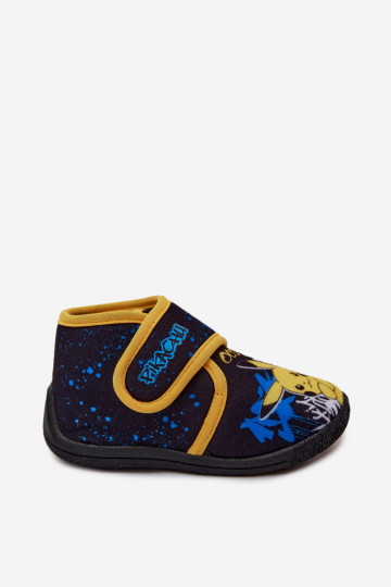 Boys' slippers with Velcro Pikachu yellow 2