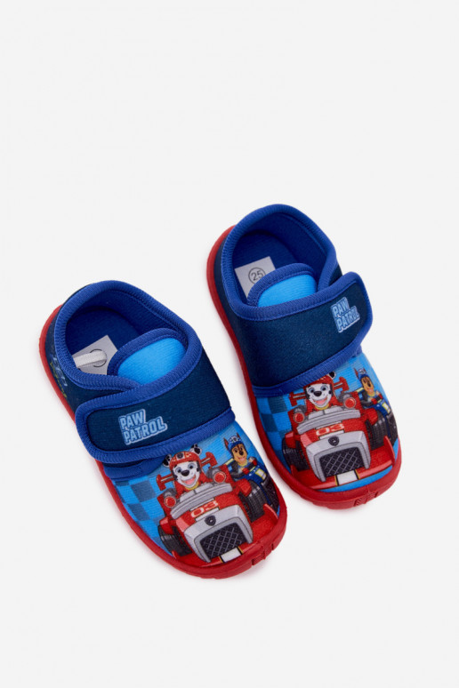 Children's slippers with Velcro PAW Patrol dark blue